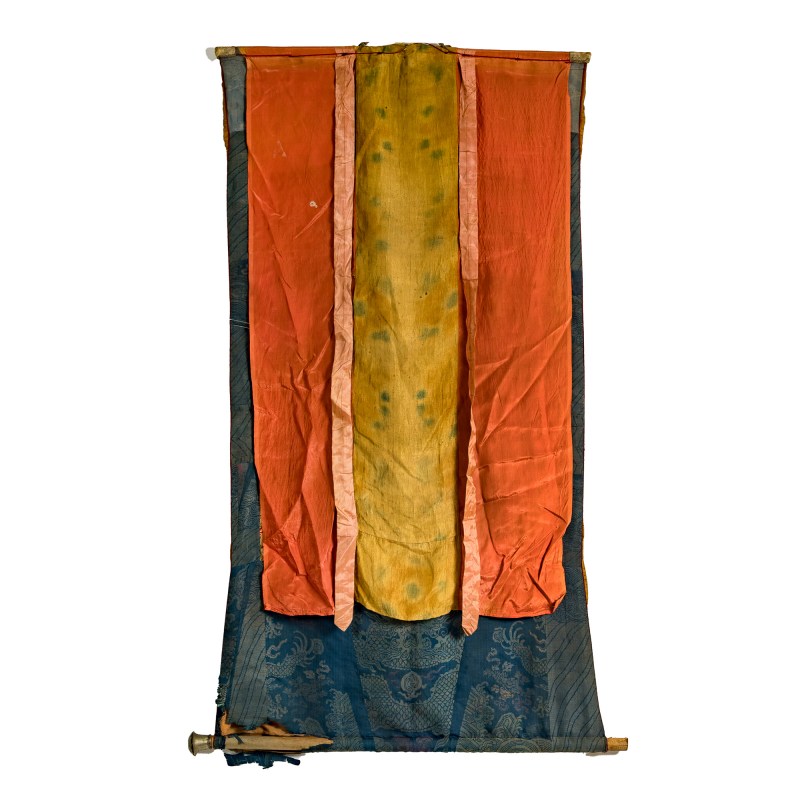 清代 毗瓦巴大成就者唐卡 | A Tibetan thangka of the mahasiddha Virupa, Qing dynasty - 图7