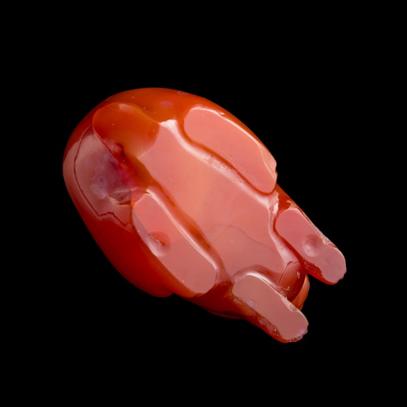 十八世紀 瑪瑙臥兔 | A Chinese agate carving of a rabbit, 18th century - 图7