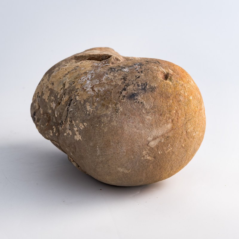 宋代或更早 石雕佛頭（附座） | A Chinese carved stone Buddha head, Song dynasty or earlier - 图10