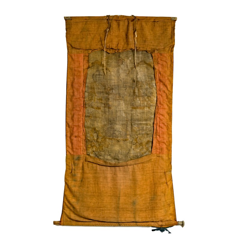 清代 毗瓦巴大成就者唐卡 | A Tibetan thangka of the mahasiddha Virupa, Qing dynasty - 图8