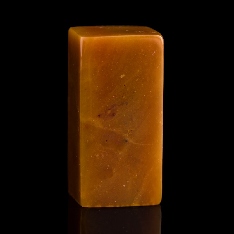 民國 壽山石印章（附錦盒） | A Chinese Shoushan stone seal, Republic period