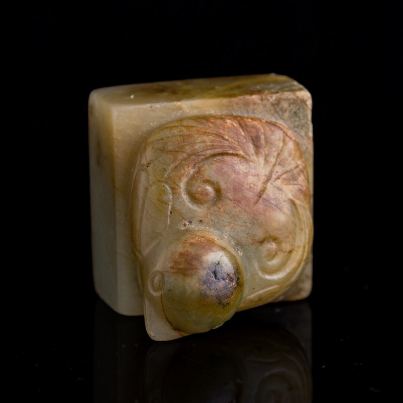 明代 玉雕鳥鈕印章 | A Chinese carved jade seal with bird knob, Ming dynasty - 图8
