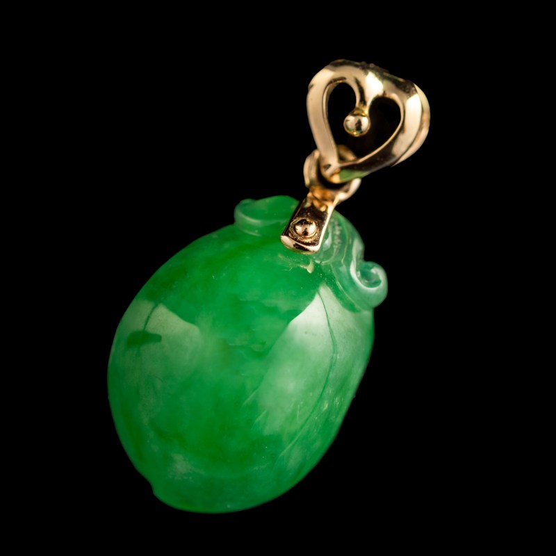 清代/民國 翡翠首飾四件 | Four Chinese jadeite jewelry items, Qing dynasty/Republic period - 图2