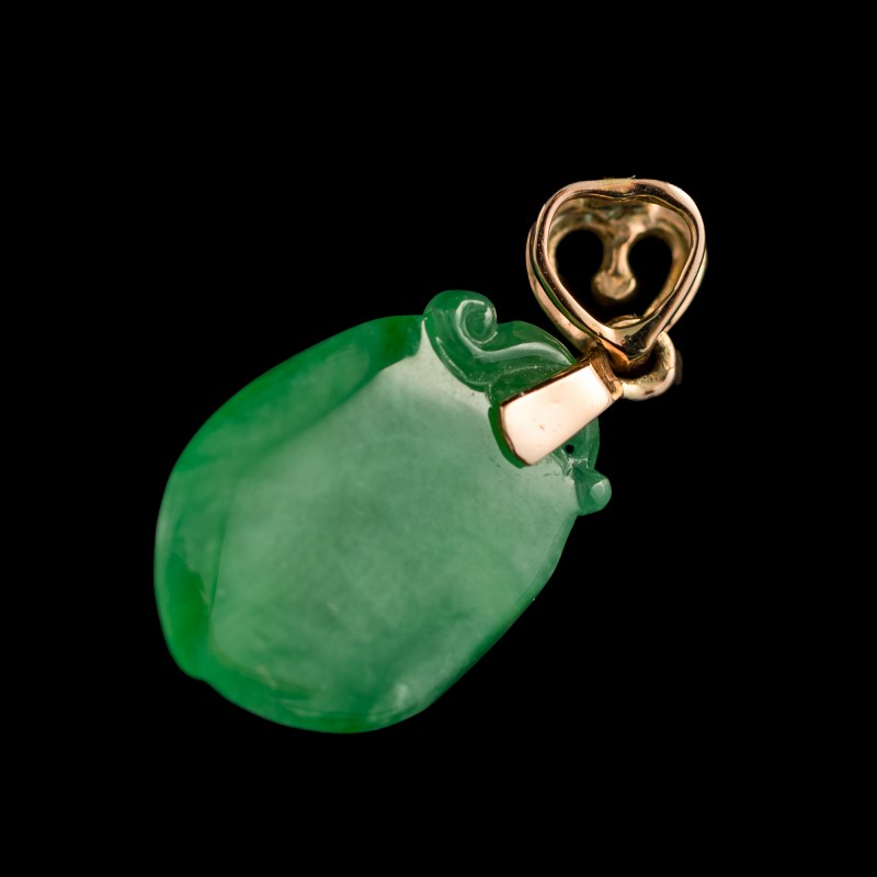 清代/民國 翡翠首飾四件 | Four Chinese jadeite jewelry items, Qing dynasty/Republic period - 图3