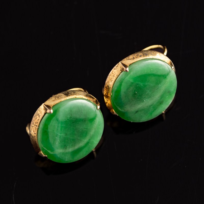 清代/民國 翡翠首飾四件 | Four Chinese jadeite jewelry items, Qing dynasty/Republic period - 图4
