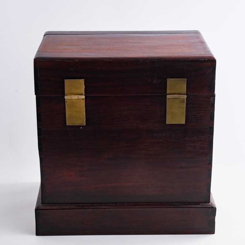 十八世紀 黃花梨官皮箱 | A Chinese Huanghuali seal chest (Guanpixiang), 18th century - 图9