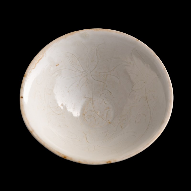 宋代 影青刻花碗 | A Chinese carved qingbai bowl, Song dynasty