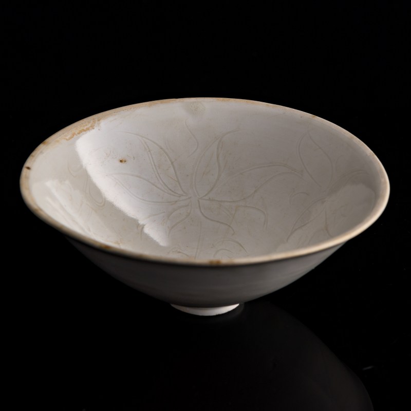 宋代 影青刻花碗 | A Chinese carved qingbai bowl, Song dynasty - 图2