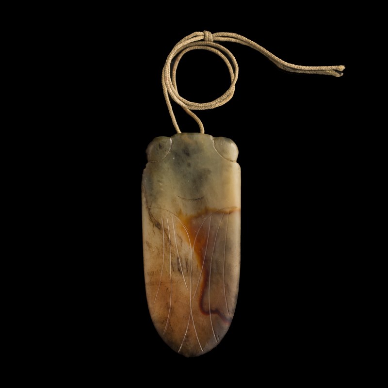 明代 玉蟬 | A Chinese jade cicada, Ming dynasty - 图1