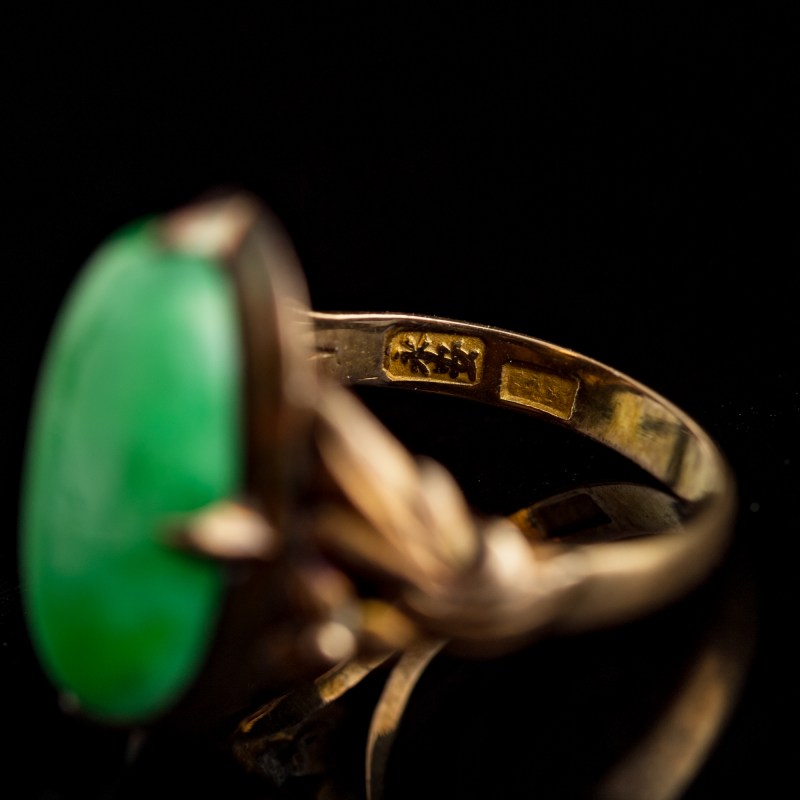 清代/民國 翡翠首飾四件 | Four Chinese jadeite jewelry items, Qing dynasty/Republic period - 图8