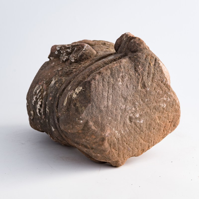 明代或更早 石雕頭像（附座） | A Chinese stone head, Ming dynasty or earlier - 图10