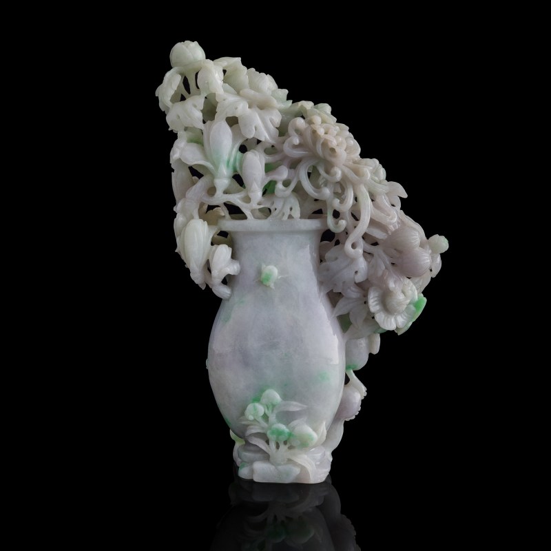 翡翠瓶花 | A Chinese jadeite vase with flowers - 图3