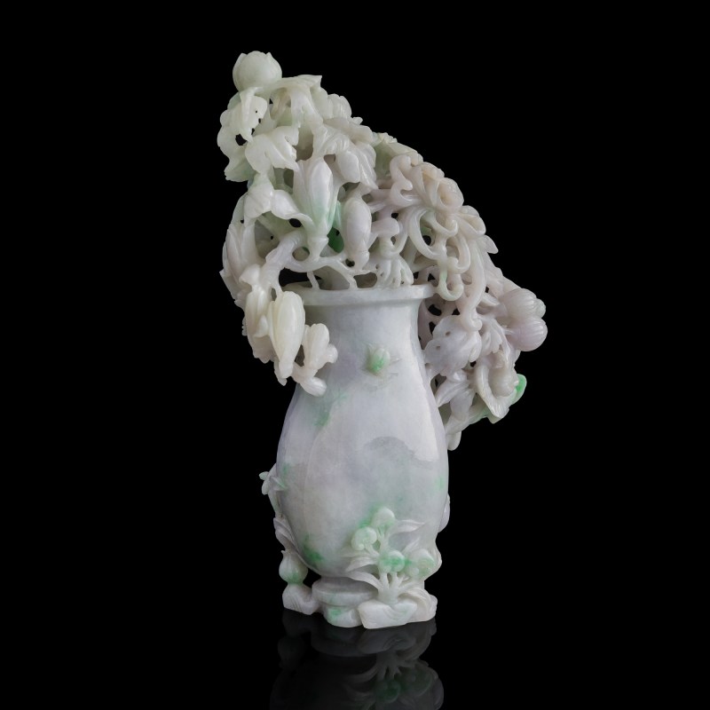 翡翠瓶花 | A Chinese jadeite vase with flowers - 图4
