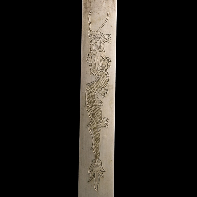 十八世紀 白玉龍勾把銀裁紙刀 | A Chinese silver paper knife with white jade belt-hook handle, 18th century - 图9