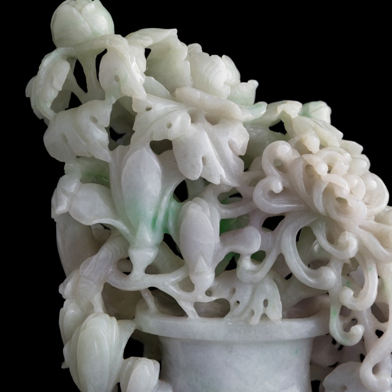 翡翠瓶花 | A Chinese jadeite vase with flowers - 图6