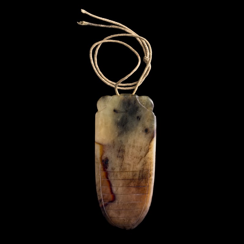 明代 玉蟬 | A Chinese jade cicada, Ming dynasty - 图2