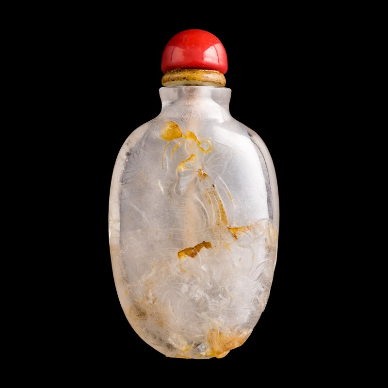 清代 各式鼻烟壺三隻 | Three assorted Chinese snuff bottles, Qing dynasty - 图7