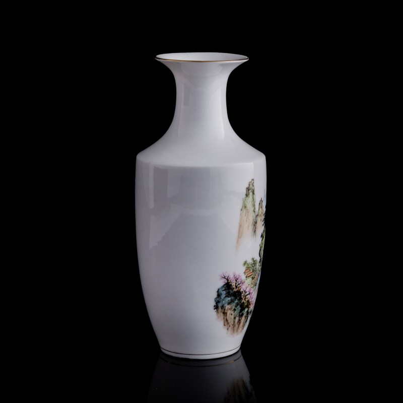德化窑山水瓶 | A Chinese Dehua porcelain 'landscape' vase - 图4