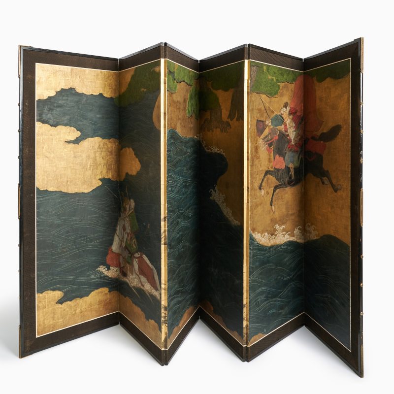 A Japanese Six-Panel Folding Screen - 图3