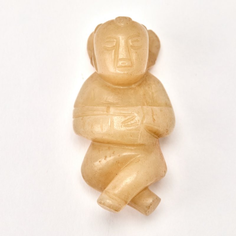 A Chinese Jade Figure of a Boy