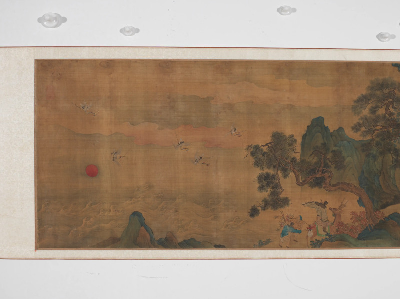 王仁寿  福山旭日图卷 - 图2
