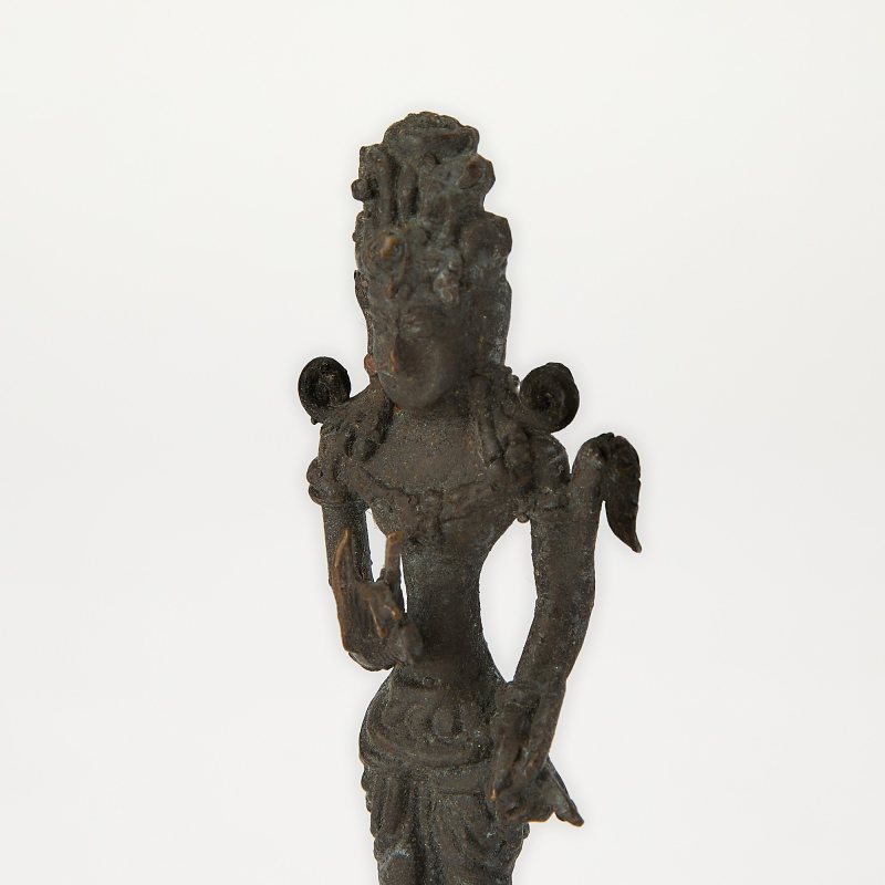 Six Thai Bronze Miniature Buddhist Figures - 图3