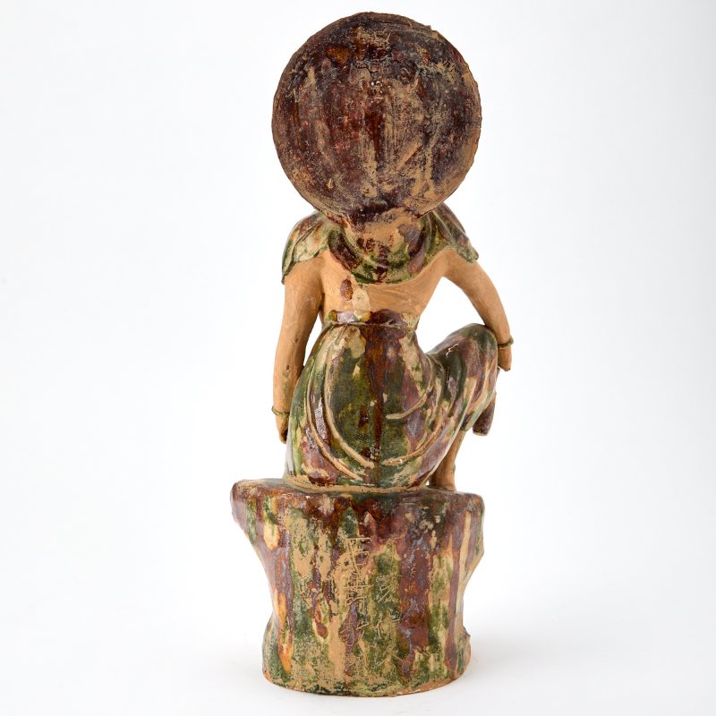 A Chinese Glazed Tilework Figure of Guanyin - 图4