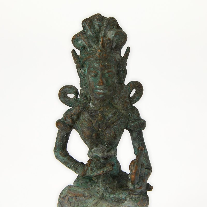 Six Thai Bronze Miniature Buddhist Figures - 图6