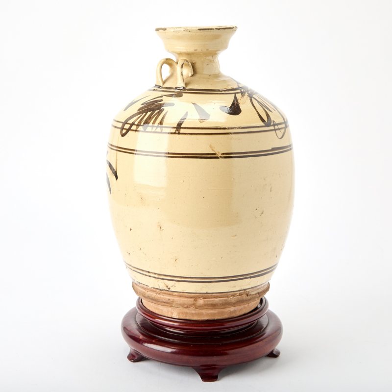 A Chinese Painted Cizhou Pottery Jar - 图3