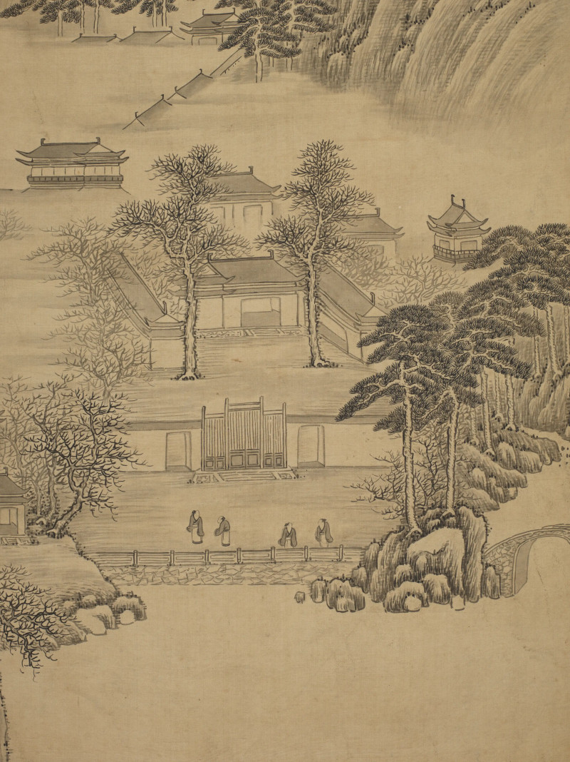 徐枋 1685年作 吴山最胜十二图 - 图6