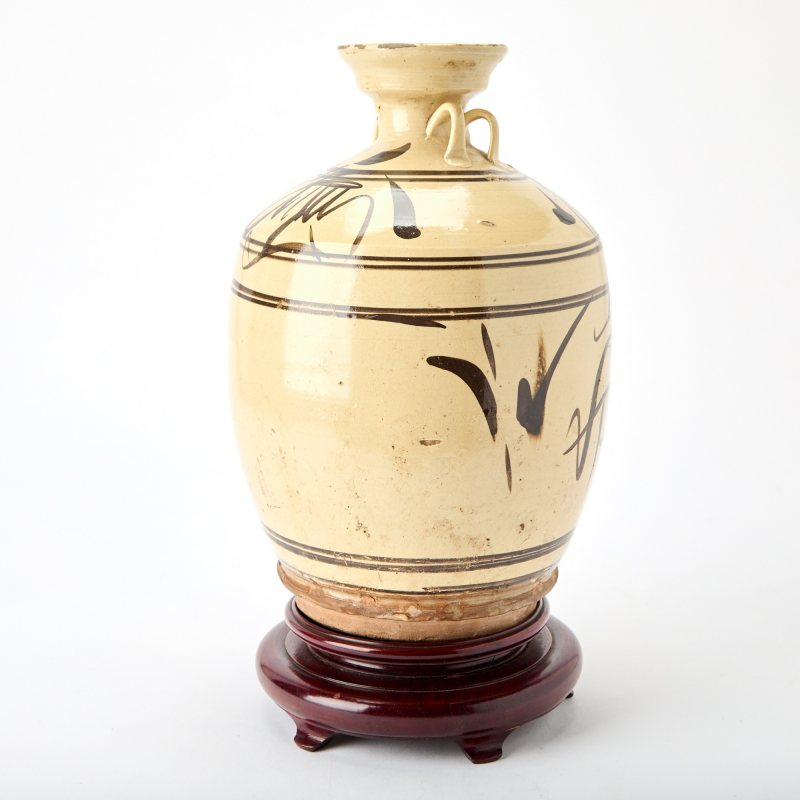 A Chinese Painted Cizhou Pottery Jar - 图4