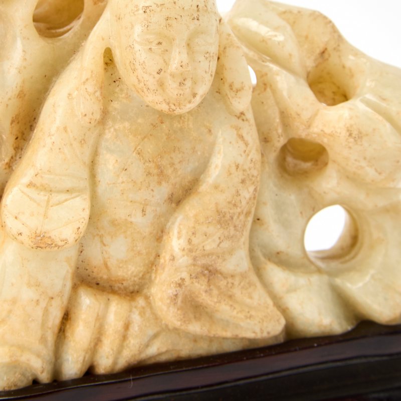 A Chinese Jade Brush Stand - 图4