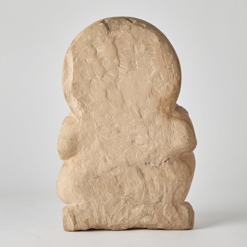 A Rare Indian Carved Stone Figure of Kubera - 图3