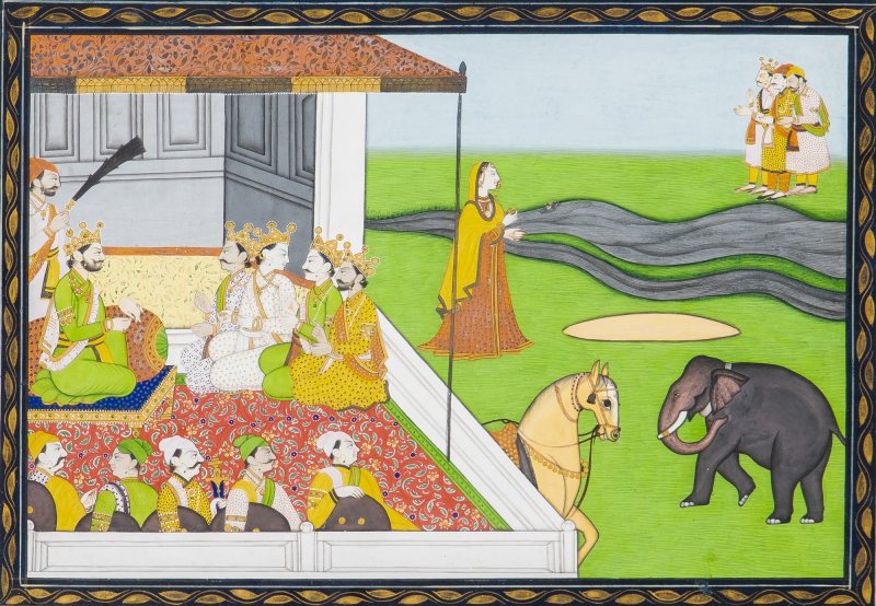 Five Indian School Paintings - 图19