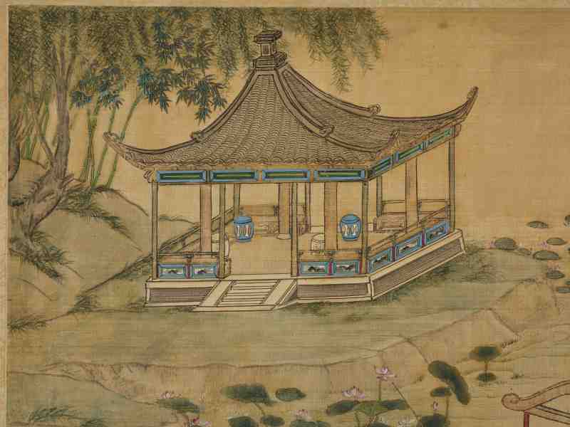 张淮、施静  十二月行乐图卷 - 图31