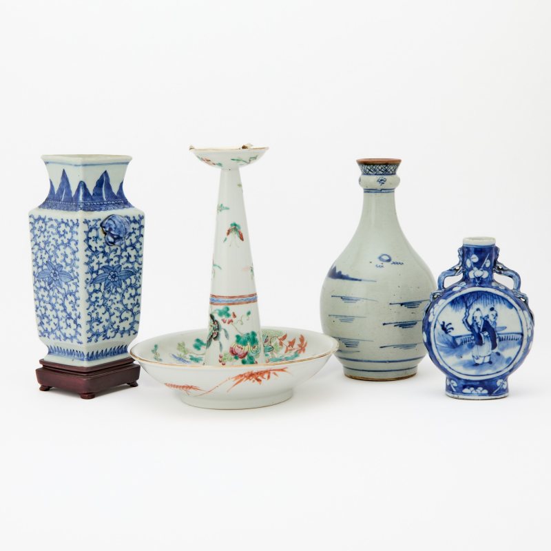 Four Chinese Glazed Porcelain Articles - 图2