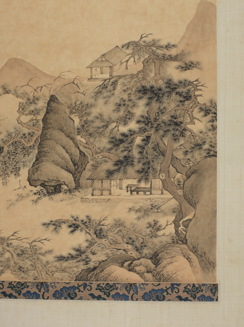 吴琴木 1933年作 涧壑听松 - 图5