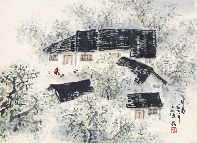方济众 1978年作 早春