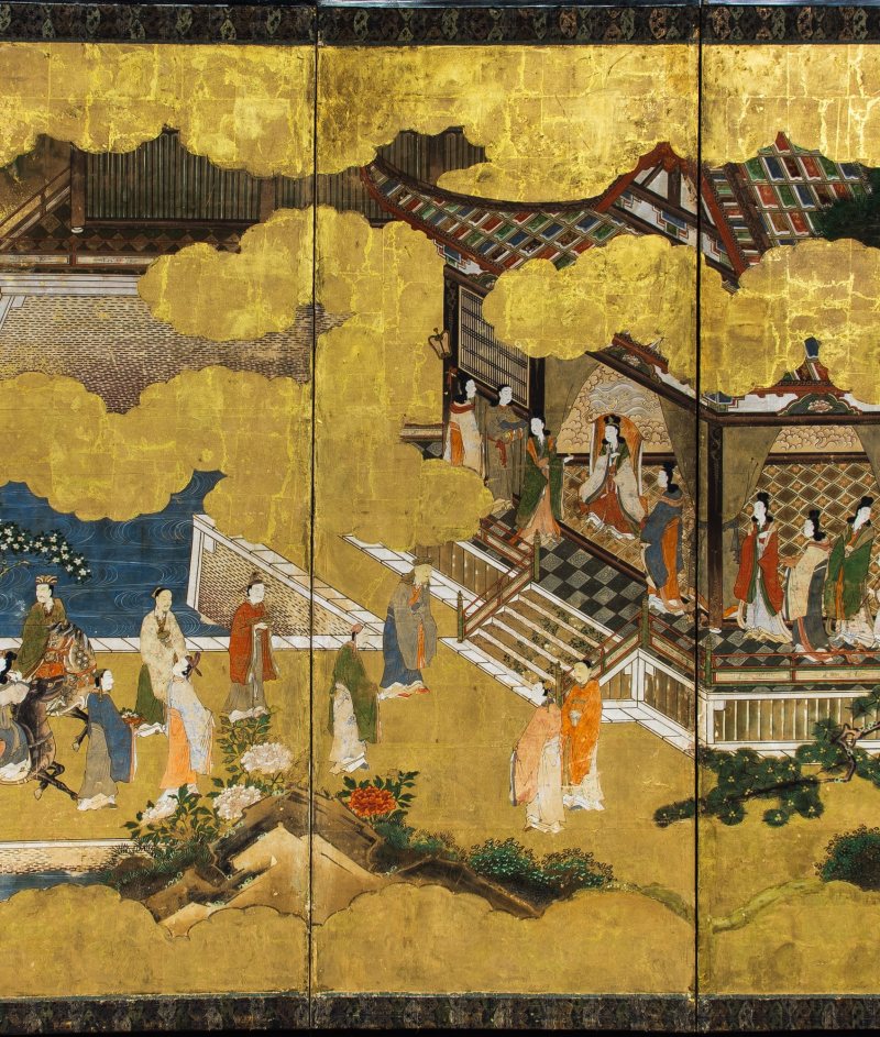 A Japanese Six-panel Byobu Screen - 图2