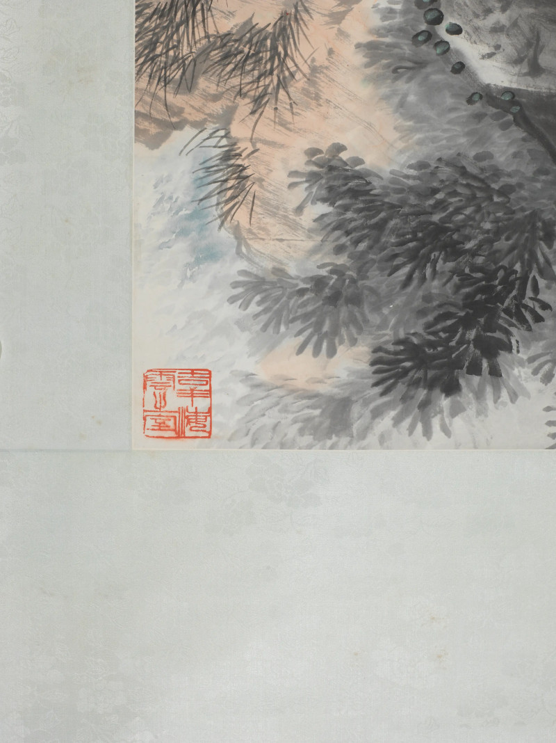 熊松泉 1932年作 双狮图 - 图5