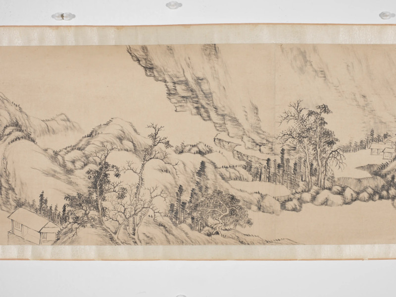 王宸 1742年作 石壁云峰卷 - 图5