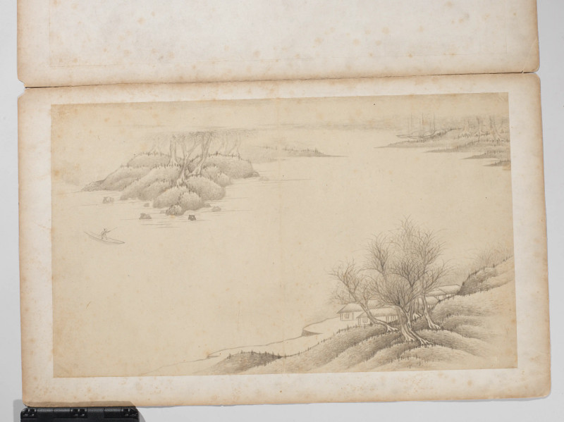 1685年作 米万钟 1592年作 仿米芾山水册 - 图3