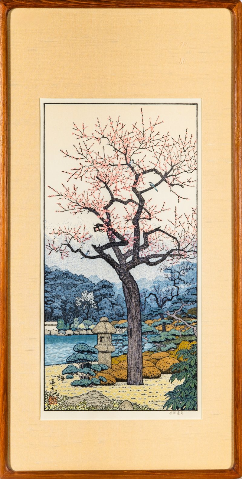 A Japanese Shin Hanga Woodblock Triptych by Toshi Yoshida - 图6