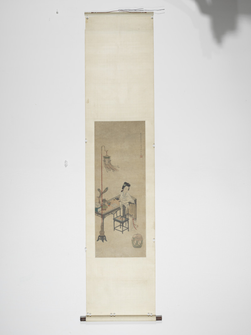 1747年作 康涛  仕女图 - 图2