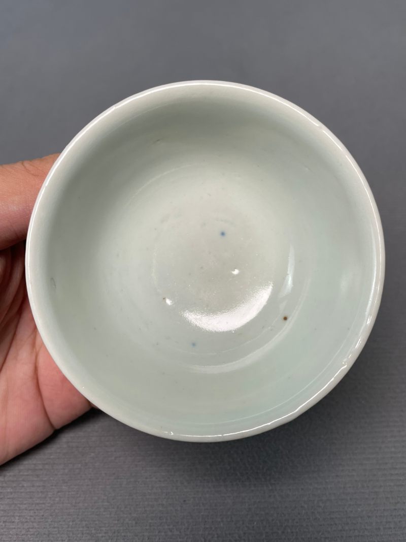 清中期 青花釉里红瓜果纹杯（一对） - 图16