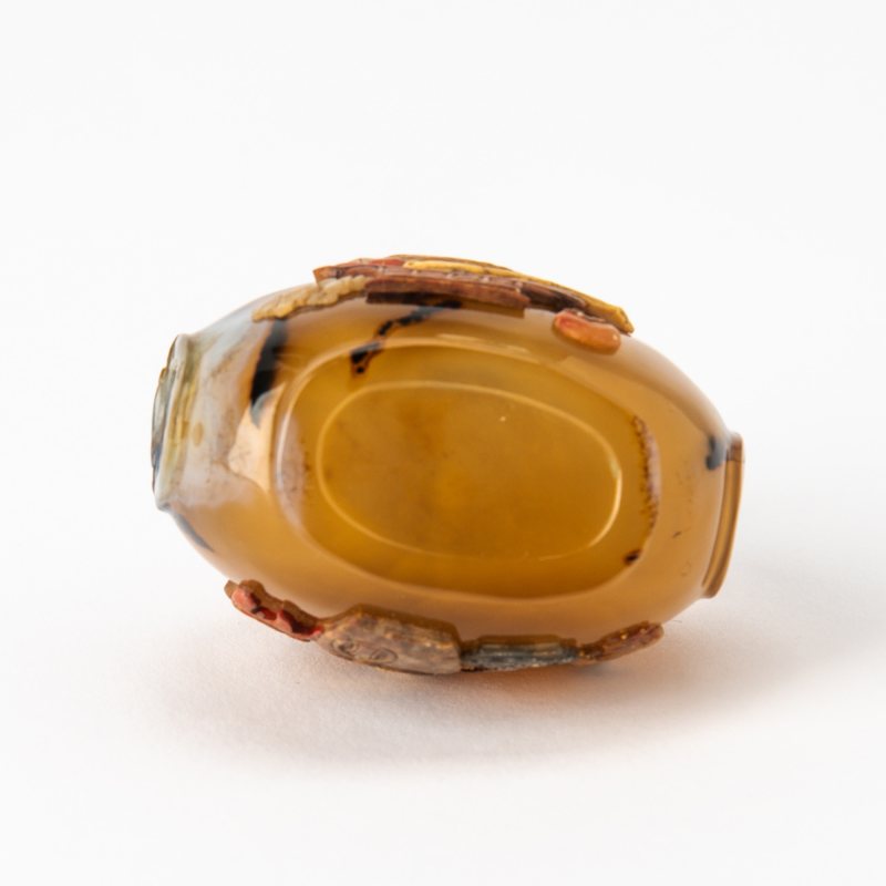 A Japanese-Embellishment Chinese Agate Snuff Bottle - 图6