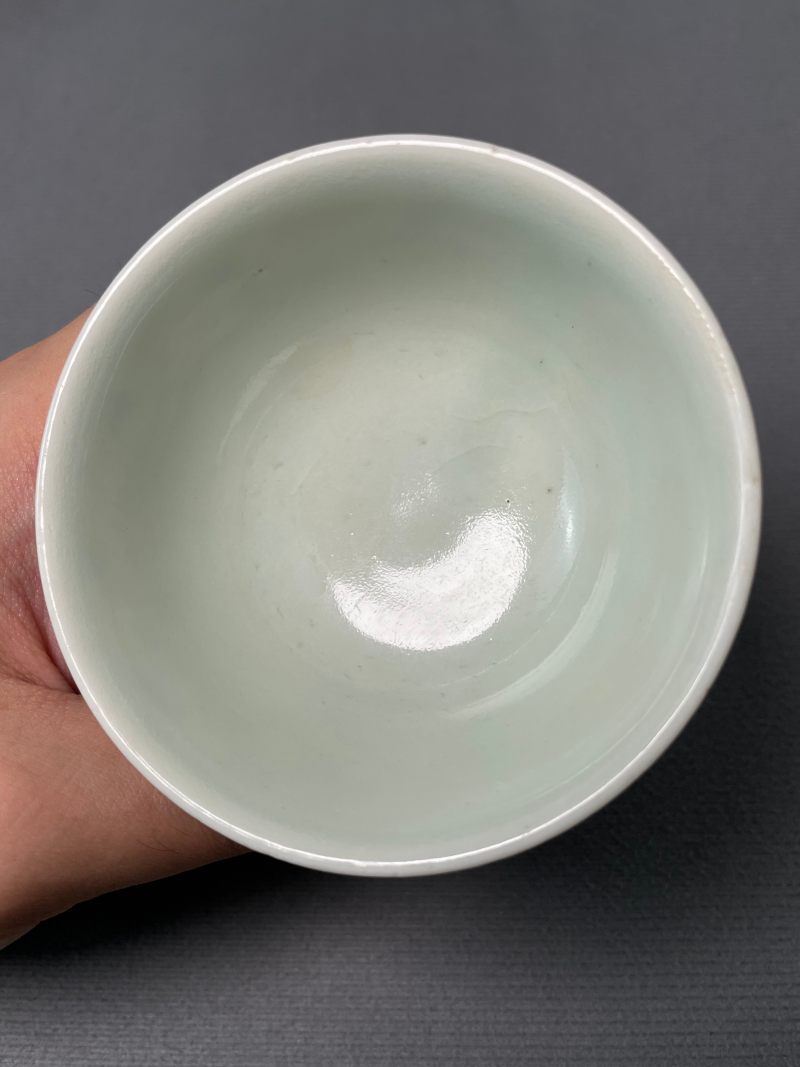 清中期 青花釉里红瓜果纹杯（一对） - 图17