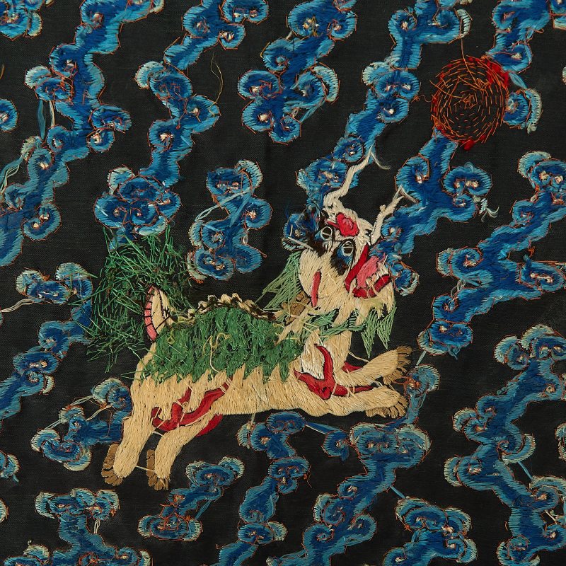 Five Chinese Silk Rank Badges - 图8
