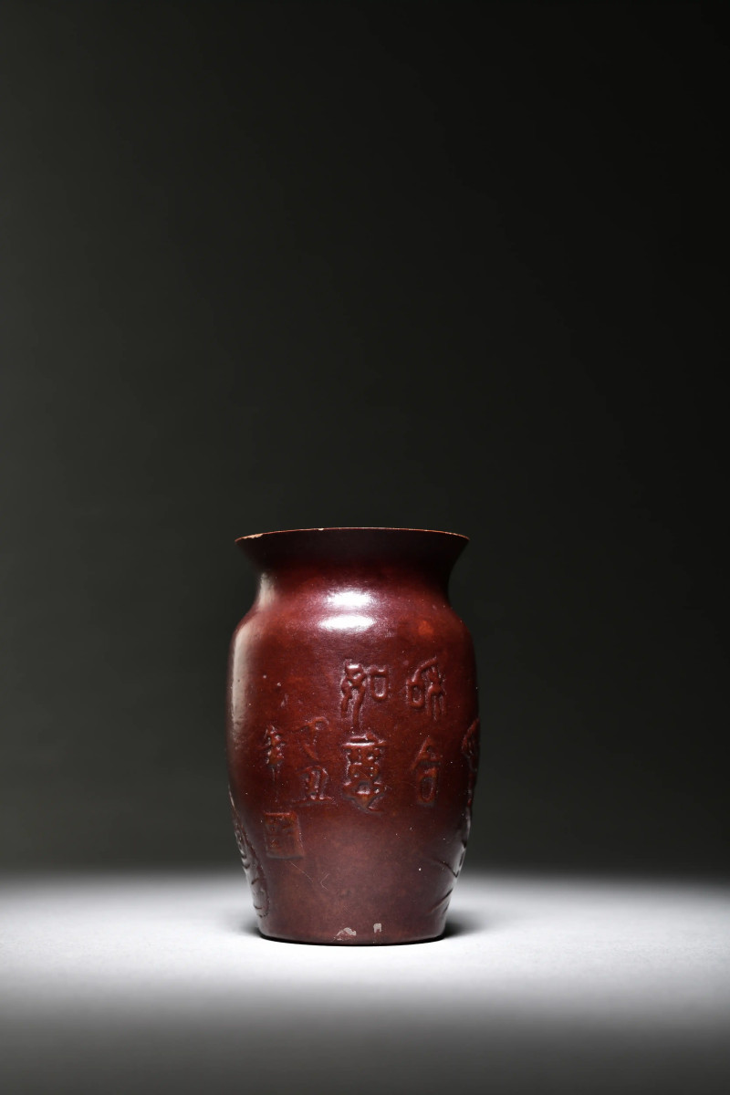 当代 花模酒坛子蛐蛐葫芦 - 图2