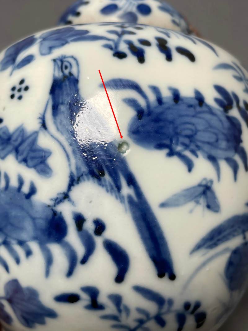 清光绪 青花花鸟纹茶壶 - 图27